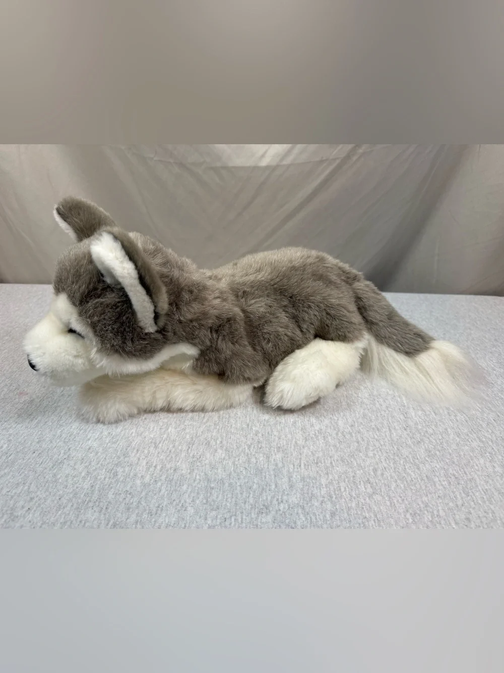 Douglas Cuddle Toys Geno Husky Plush Gray White - 19”